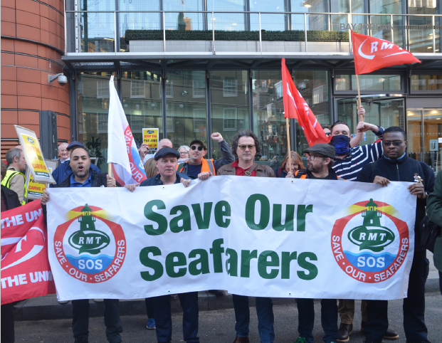 P&O Ferry protest