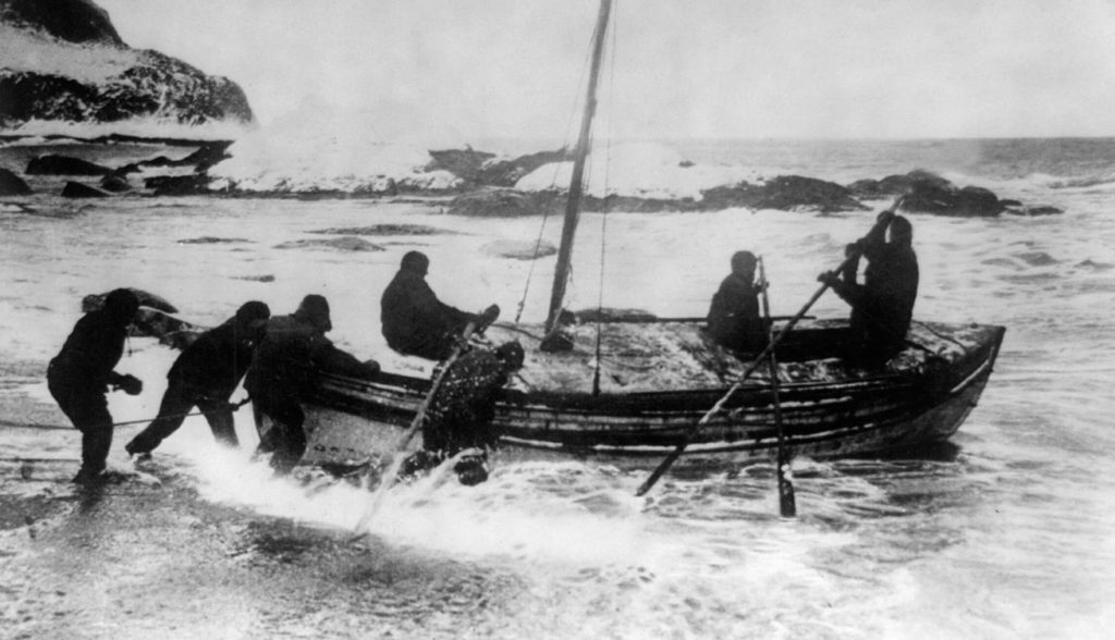Launching the James Caird